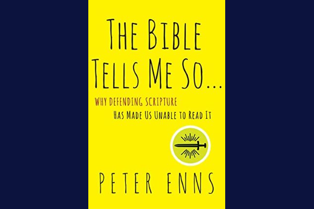 Book link to Peter Enns's book The Bible Tells Me So